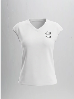 10.8 Core V T-Shirt White