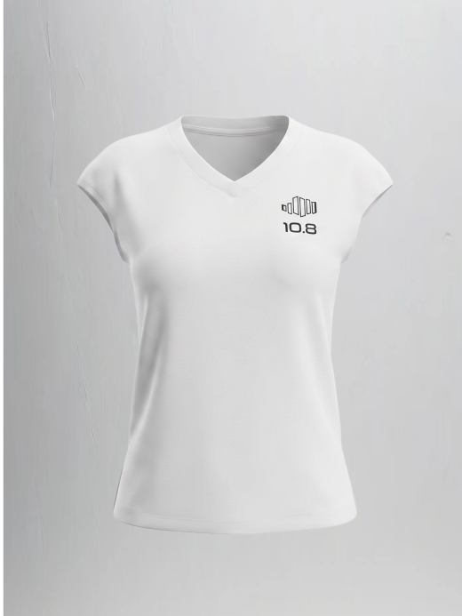 10.8 Core V T-Shirt White
