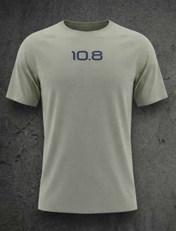10.8 Match T-Shirt Grey